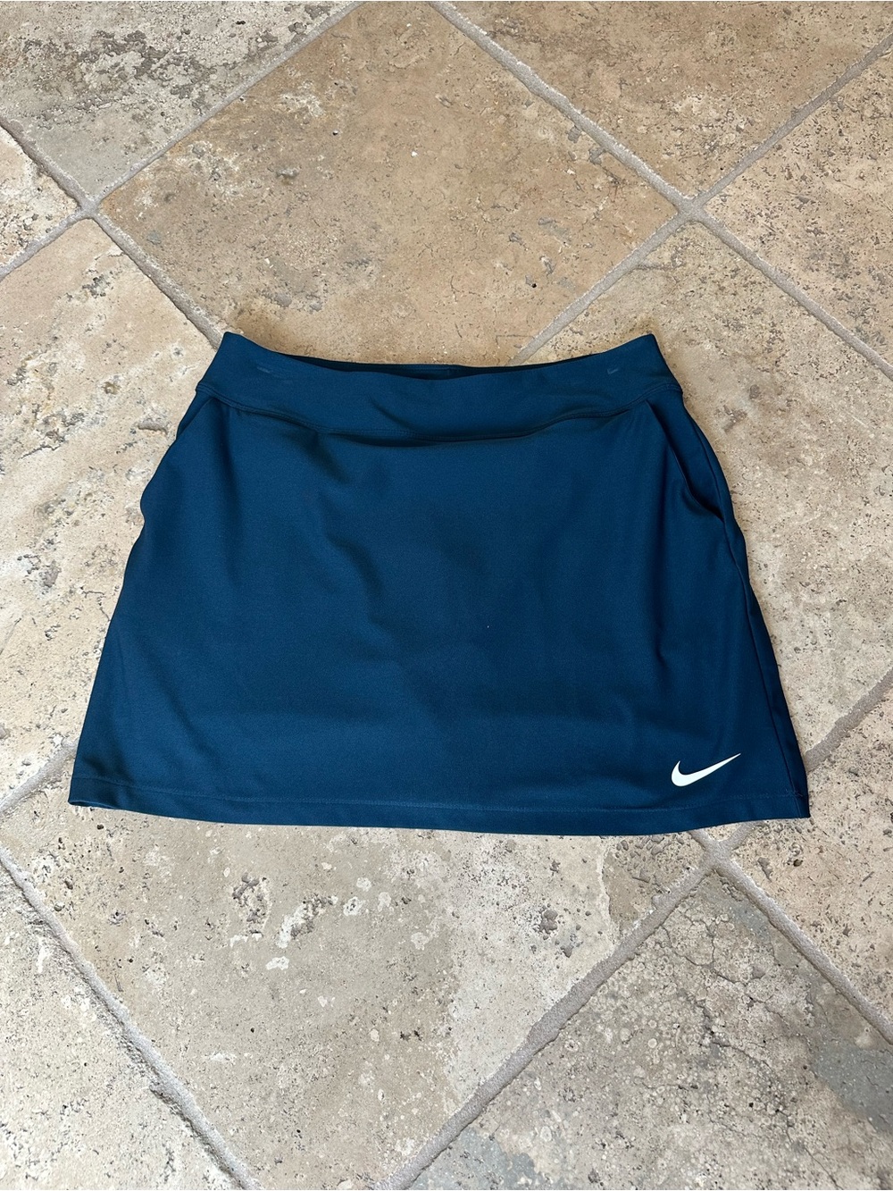 Nike Women's Teal Athletic Skort with White Swoosh
